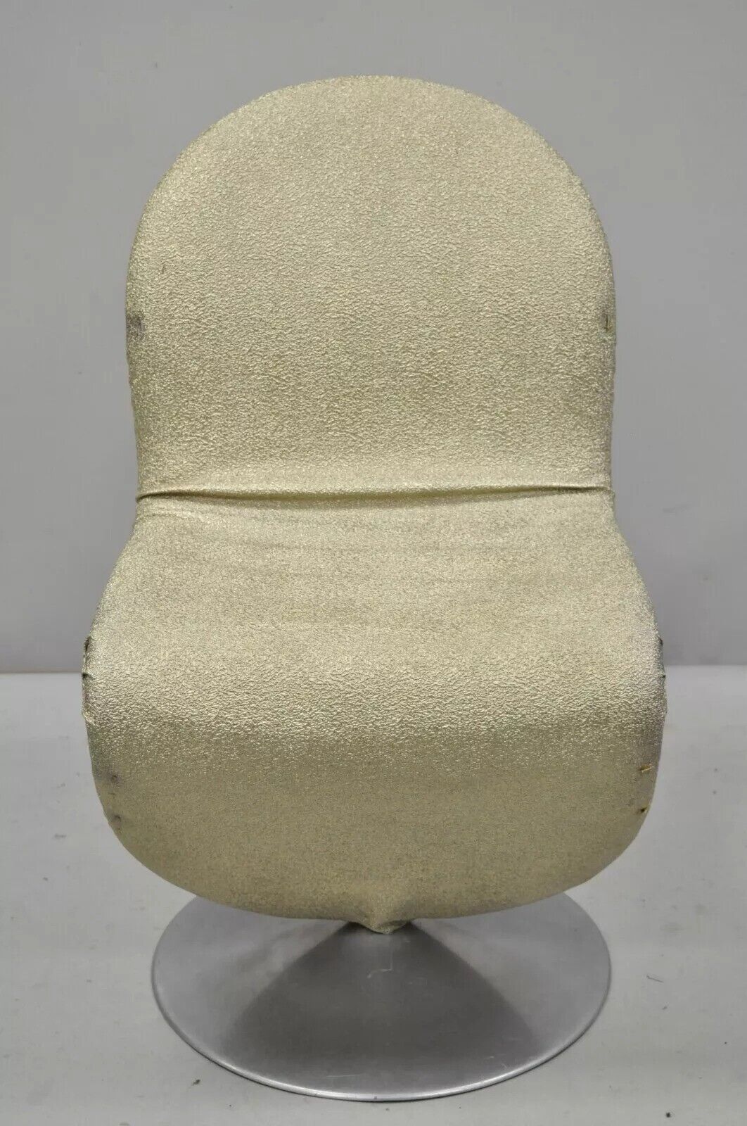 Vintage Verner Panton 1-2-3 System Fritz Hansen Mid Century Gold Dining Chair