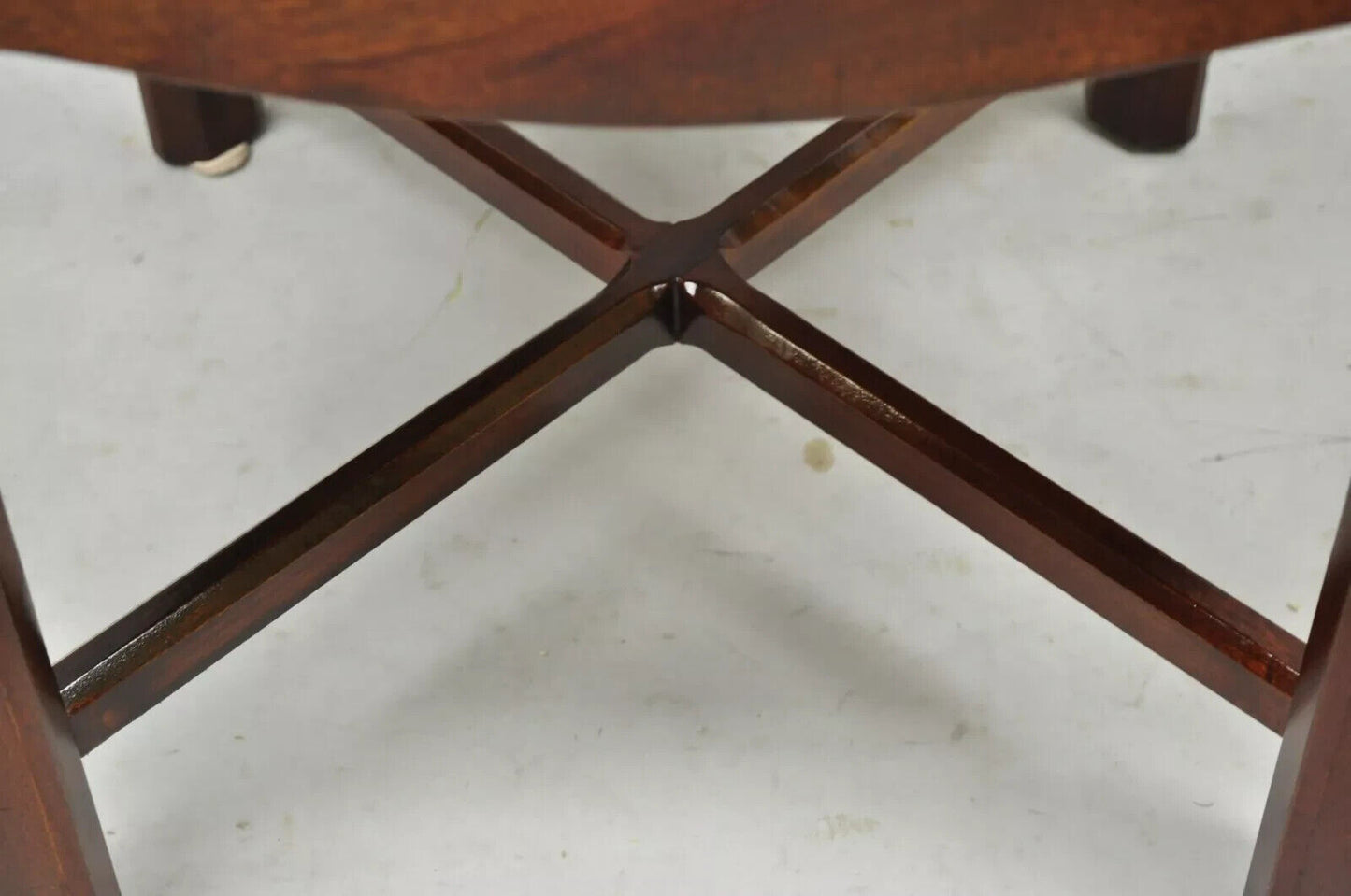 Vintage Mahogany Georgian Chippendale Style Corner Chair by Statesville Ross