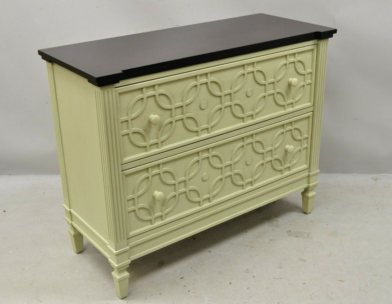 Raymour and Flanigan Maura Accent Chest Hollywood Regency Commode Cabinet