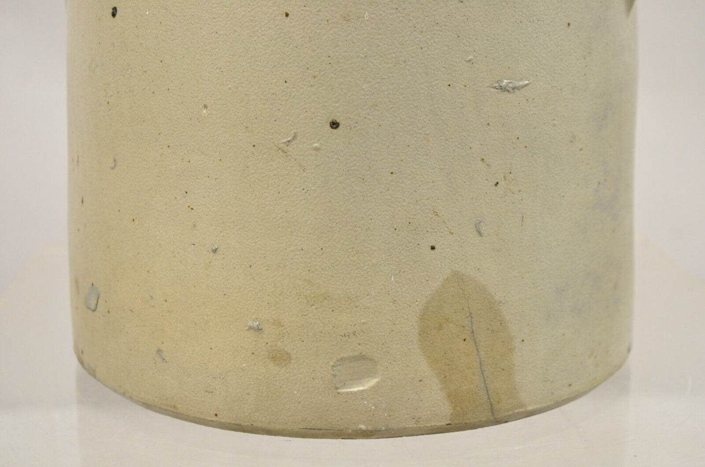 Antique J.C. Thomas Trenton NJ 3 Gallon Stoneware Crock Pot Cobalt Blue Flower
