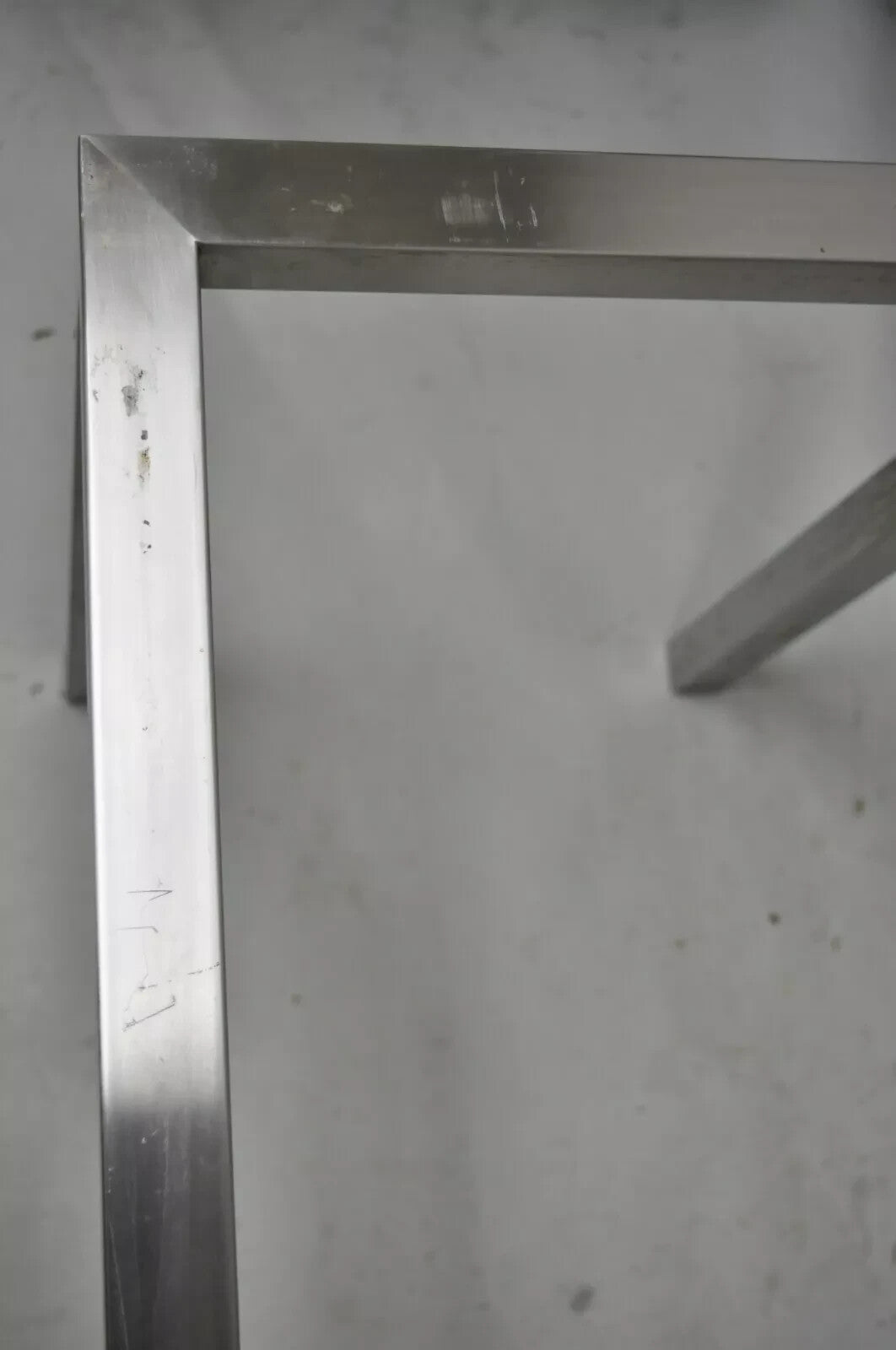 Design Institute of America Steel Mid Century Modern 58" Long Console Hall Table