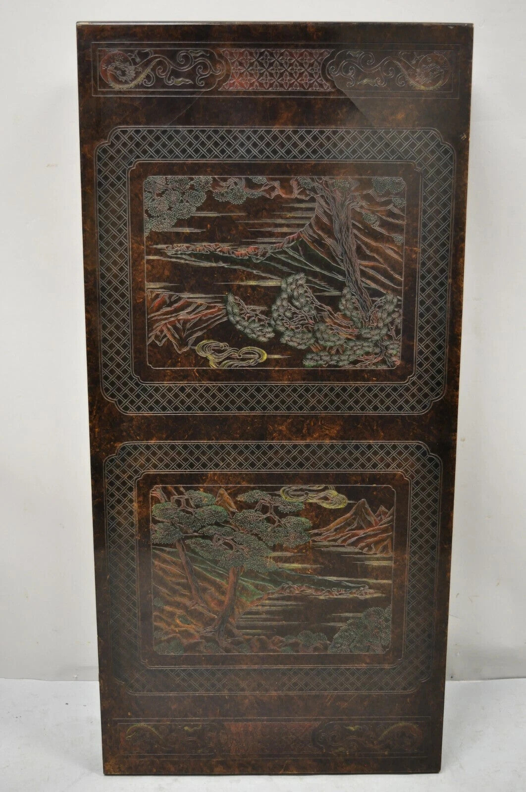Mario Buatta for John Widdicomb Faux Tortoiseshell Chinoiserie Dining Table