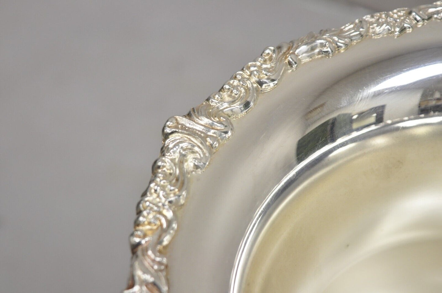 Sheridan Victorian Bulbous Silver Plated Champagne Chiller Ice Bucket Engraved