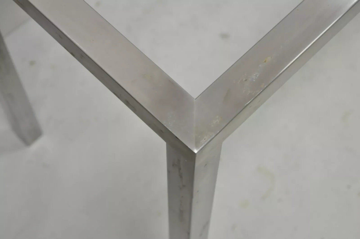 Design Institute of America Steel Mid Century Modern 58" Long Console Hall Table