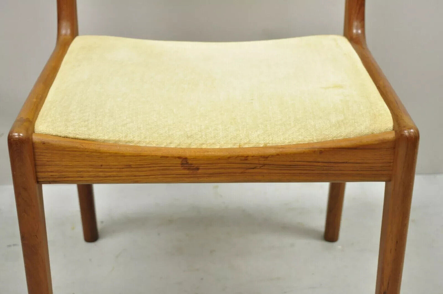Vintage Mid Century Modern Danish Style Teak Wood Dining Chair by Sun Furniture