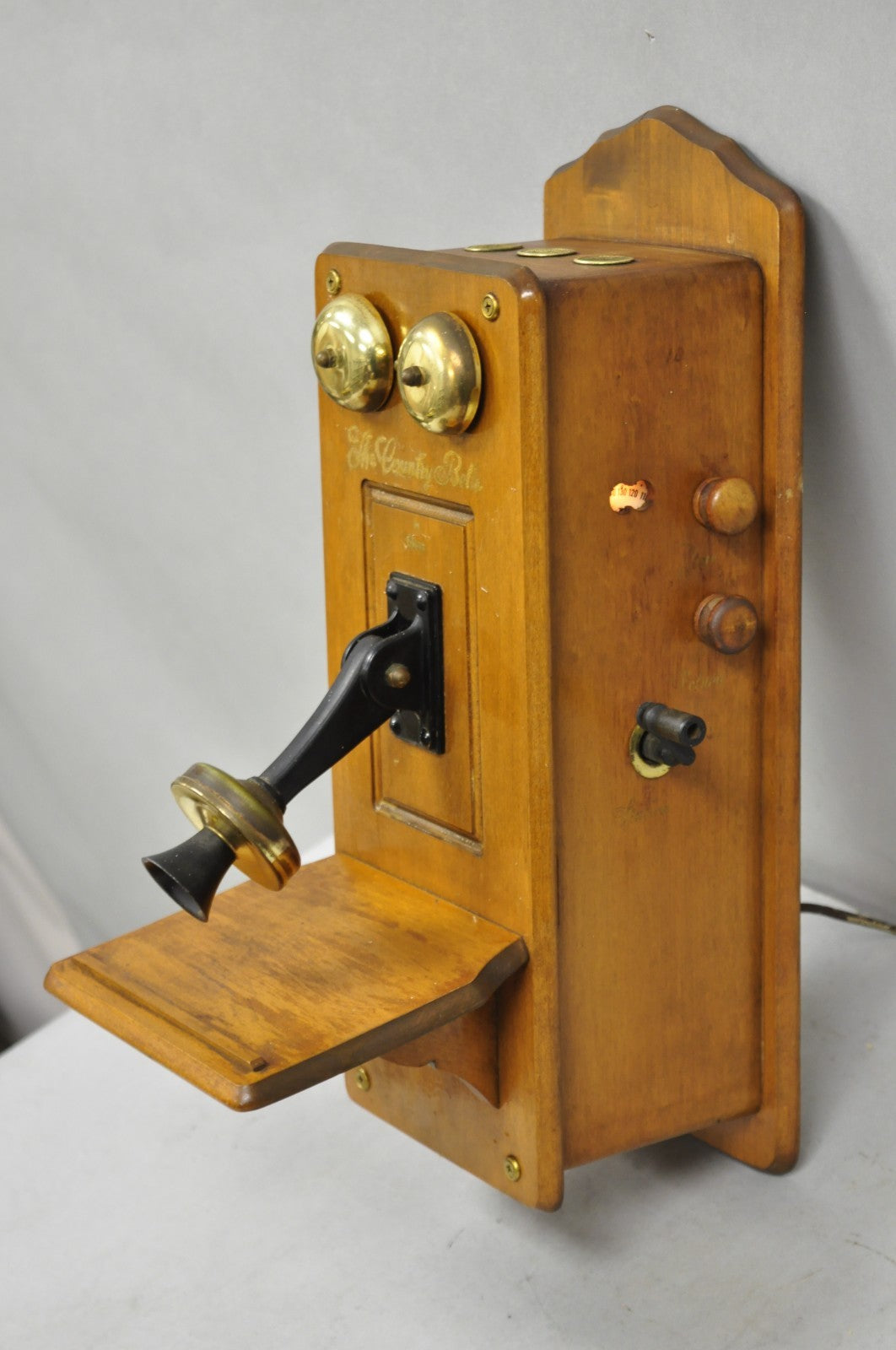 Vintage "The Country Belle" Tube Radio Faux Wall Mounted Telephone by Guild