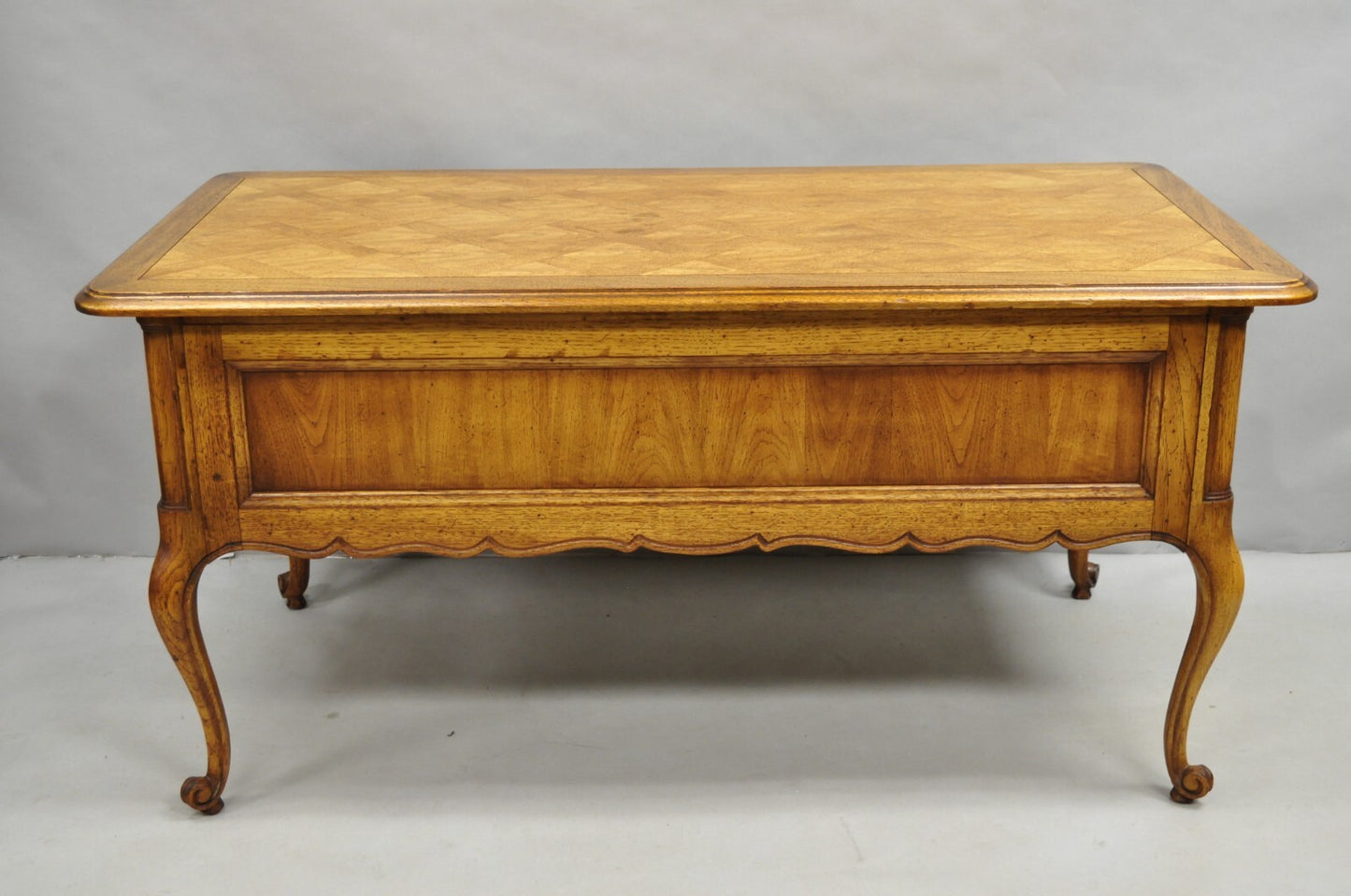 Drexel Heritage French Country Manor Collection 60" Parquetry Inlay Writing Desk