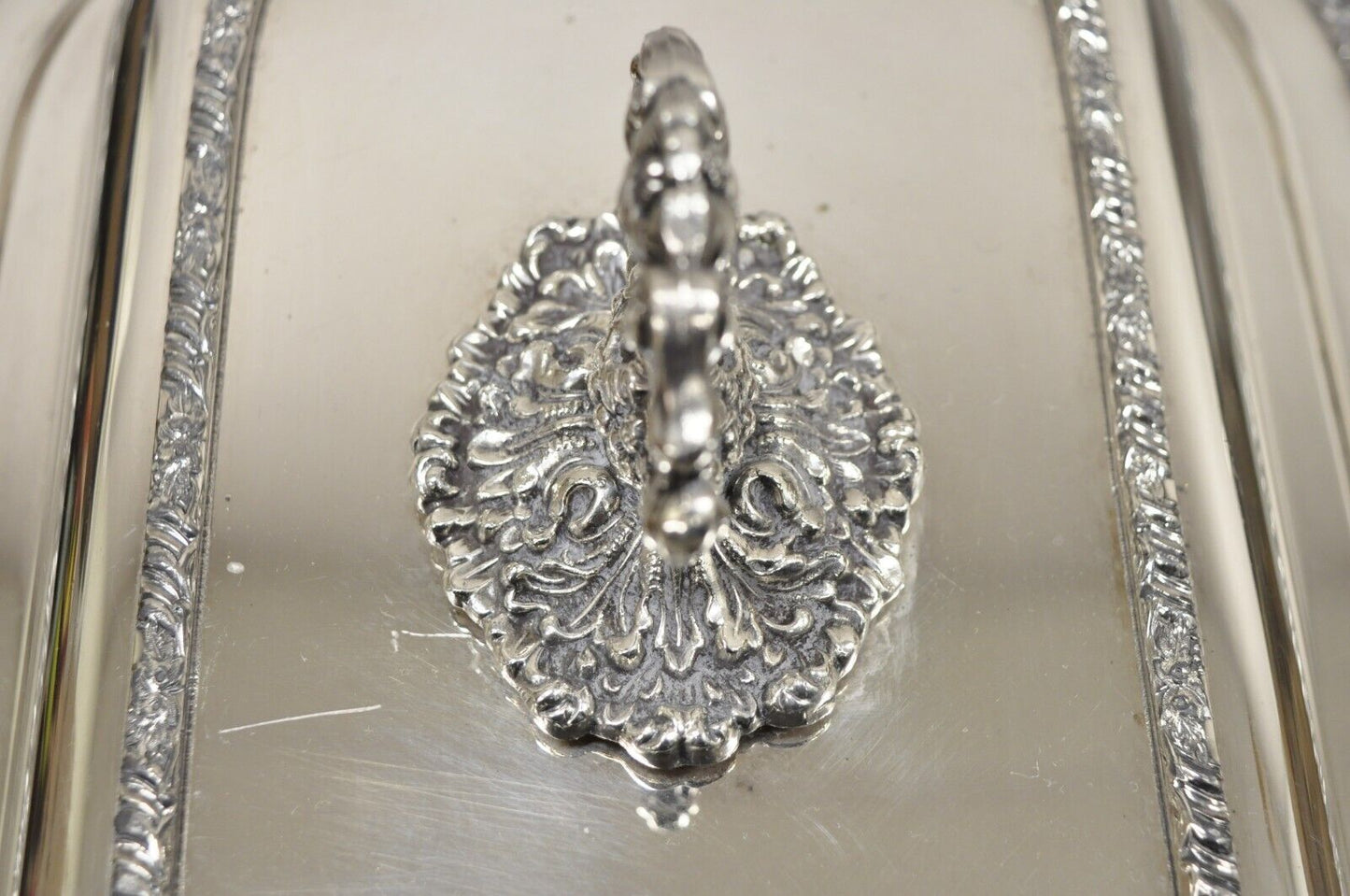 Oneida Henley Community Silver Plated Lidded Serving Dish Platter