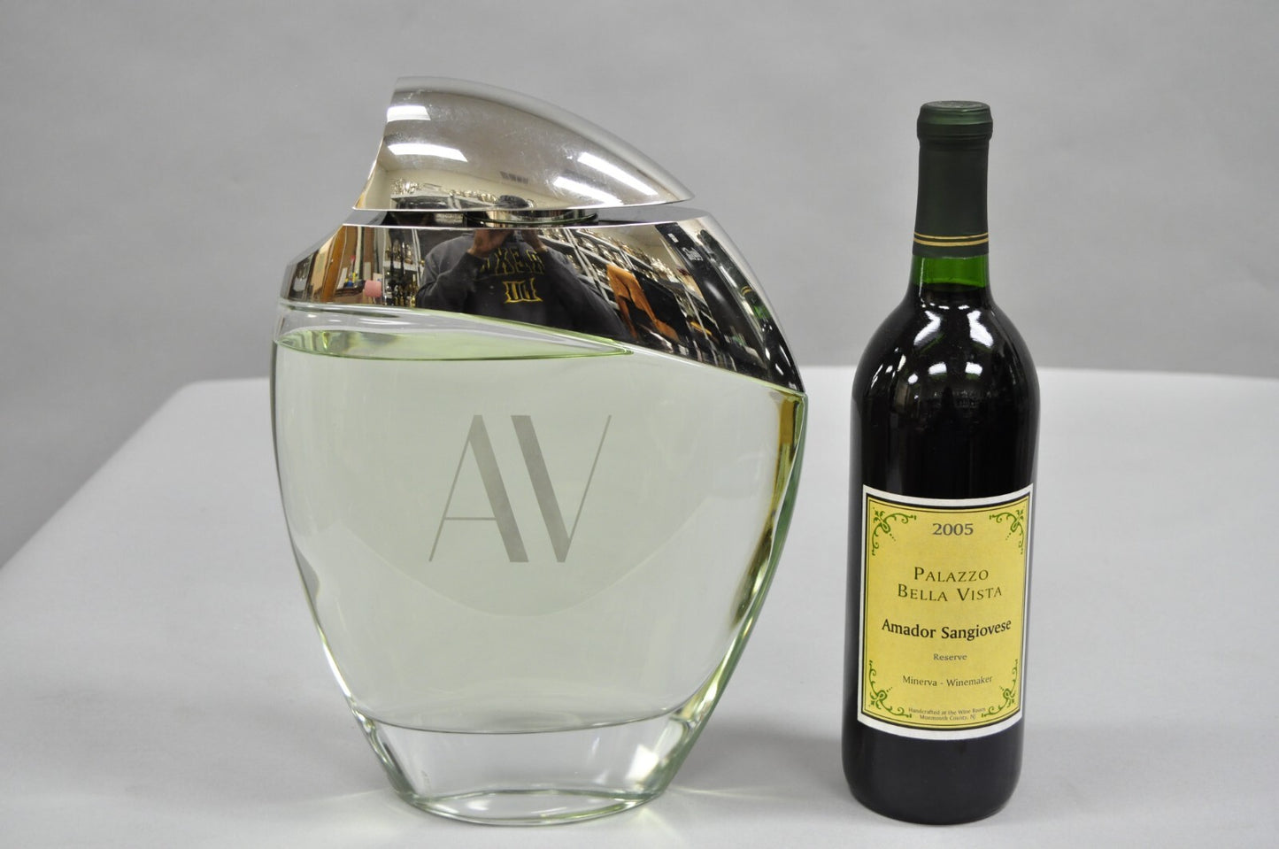 Vintage Large 12" Dummy Bottle AV By Adrienne Vittadini Perfume Store Display