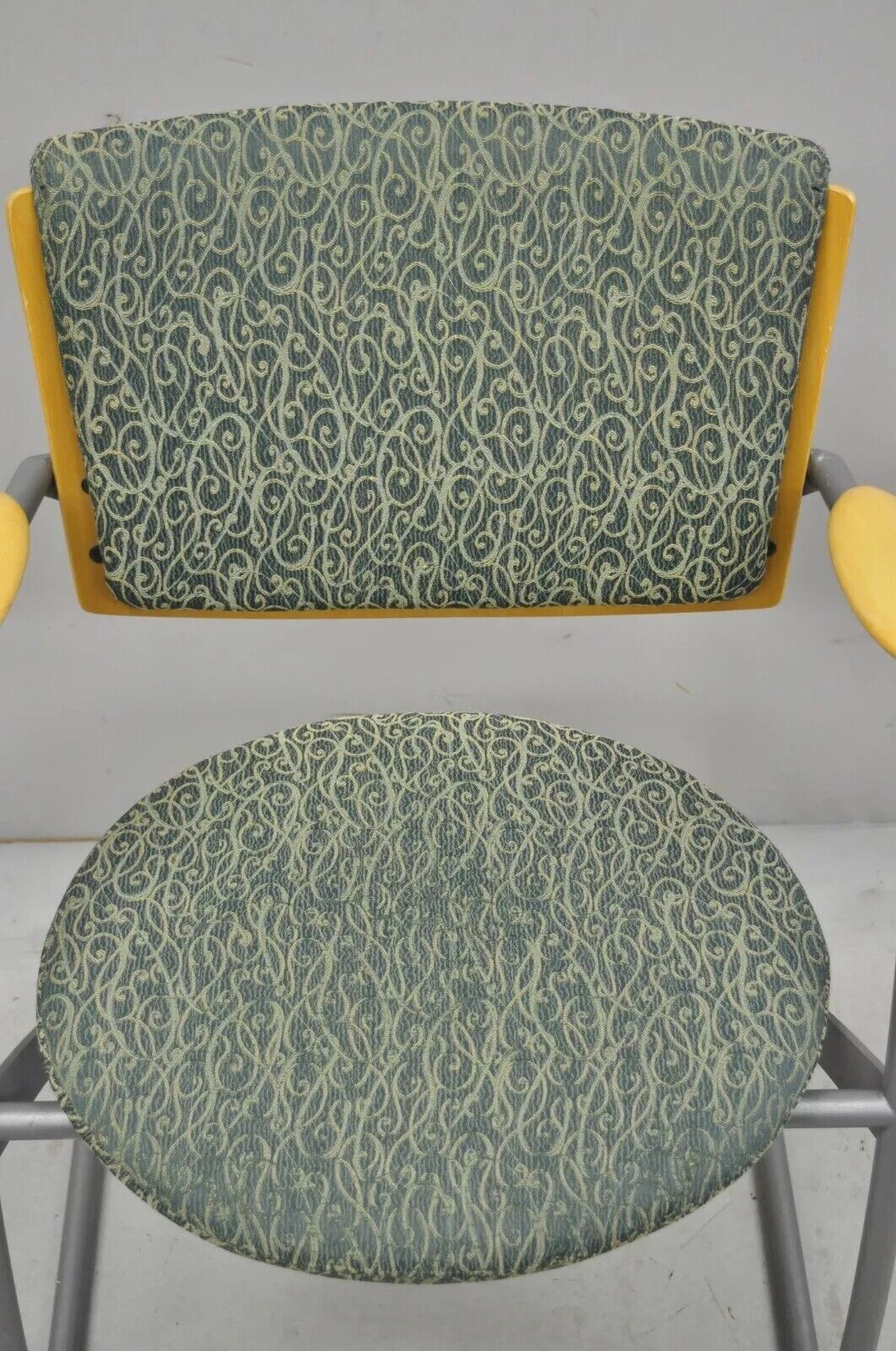 Martela Finland Post Modern Cantilever Office Lounge Arm Chairs - a Pair