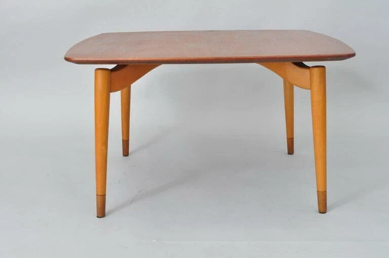 Grete Jalk Poul Jeppesen Mid Century Danish Modern Teak Floating Coffee Table