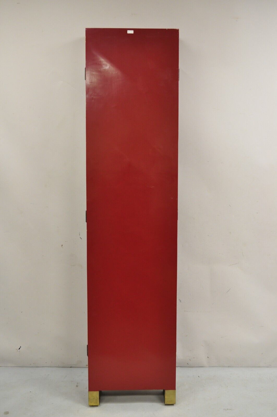 Large Chinoiserie Chinese 6 Panel Figural Red Folding Screen Room Divider