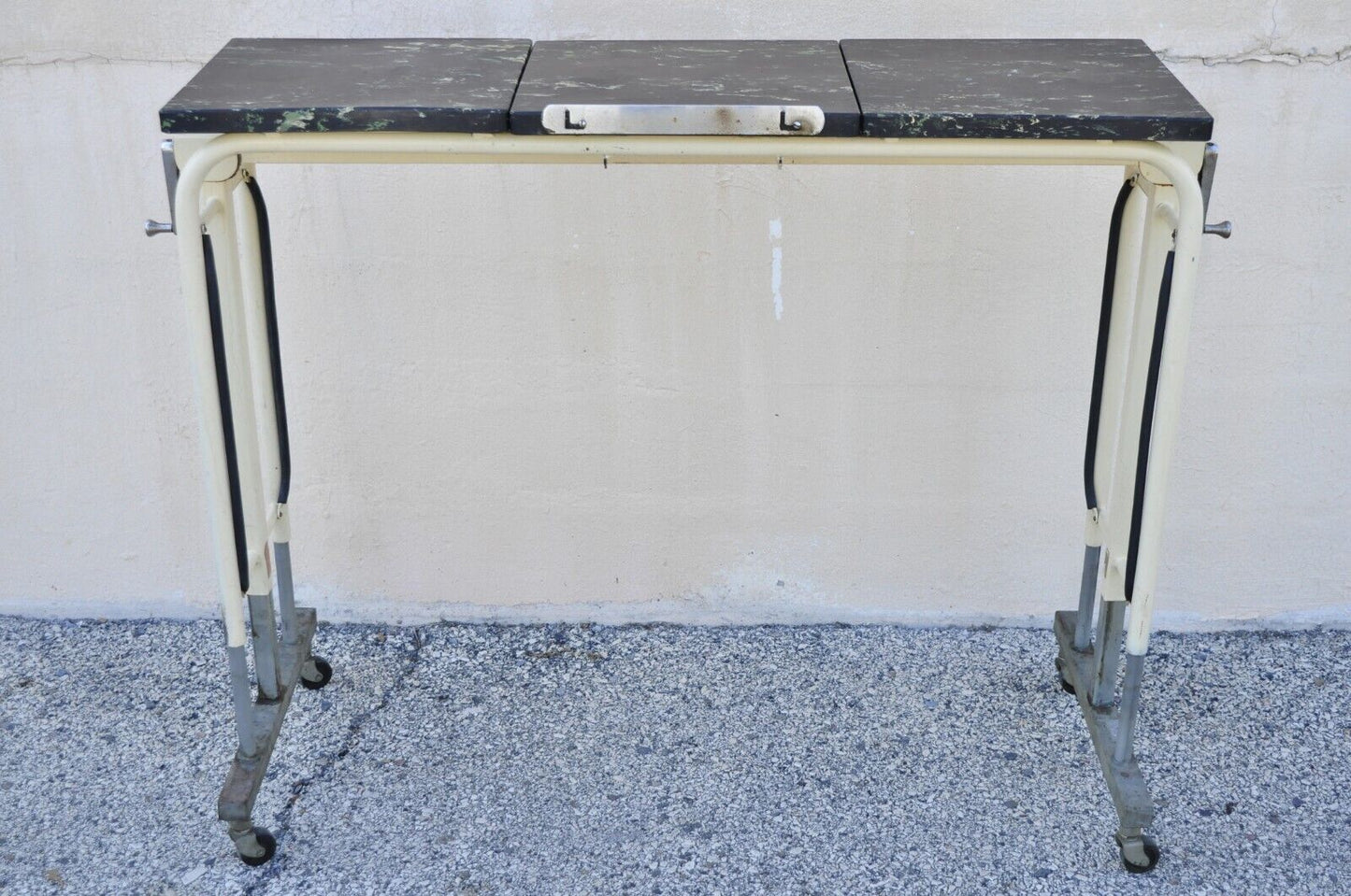 Vintage Doehler Metal Furniture Co Adjustable Medical Dental Work Drafting Table