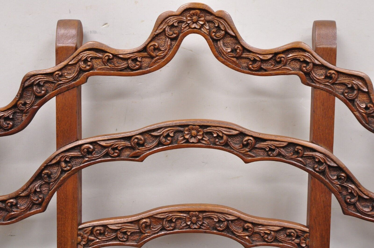 Vintage Chinoiserie Carved Teak Wood Howdah Elephant Saddle Accent Chair