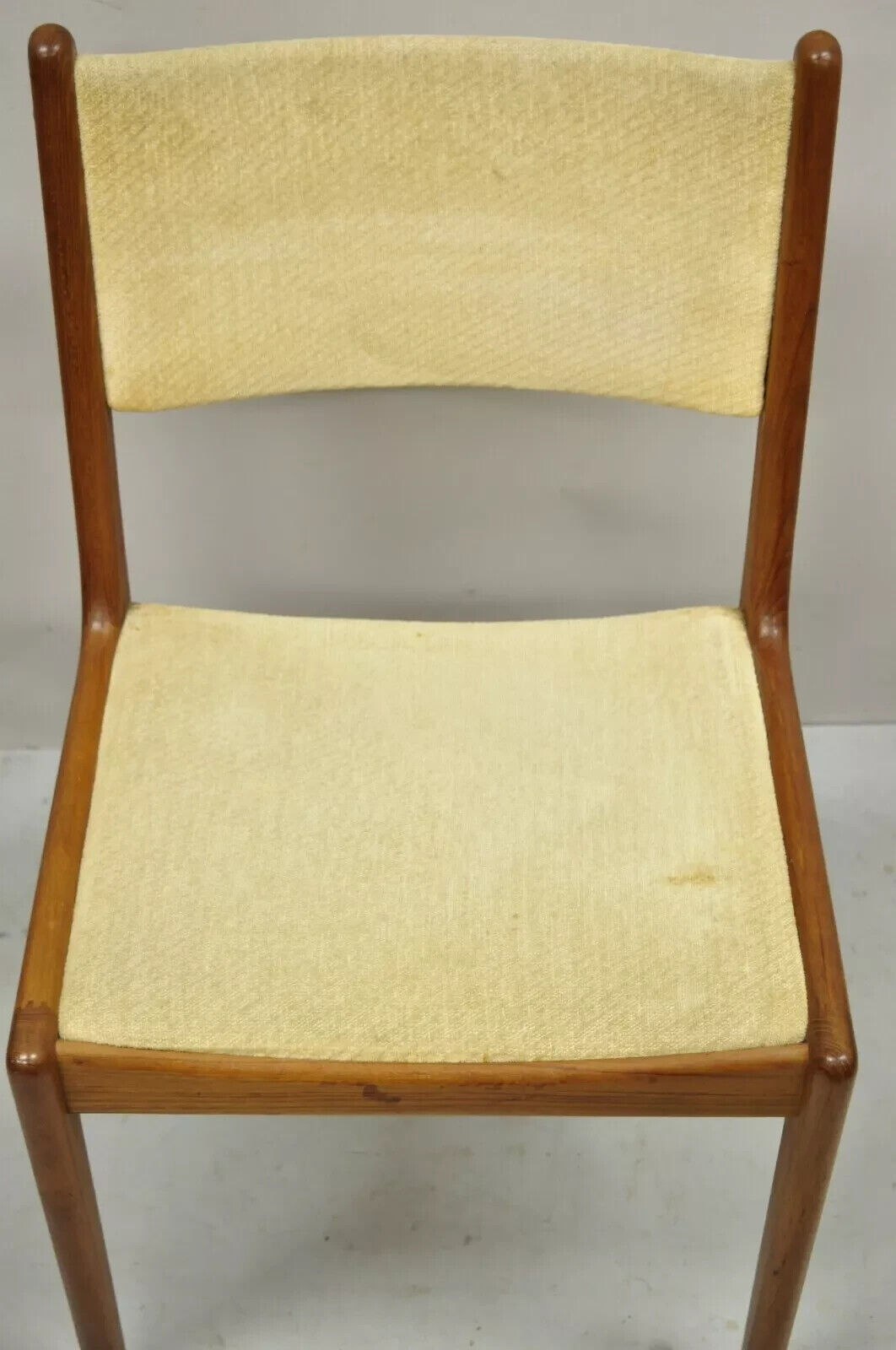 Vintage Mid Century Modern Danish Style Teak Wood Dining Chair by Sun Furniture