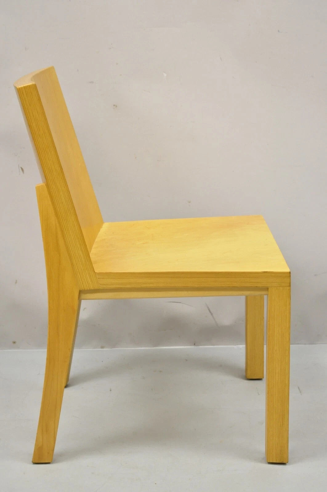 Vintage Postmodern Dakota Jackson Maple "Library" Dining Side Chairs - Set of 4