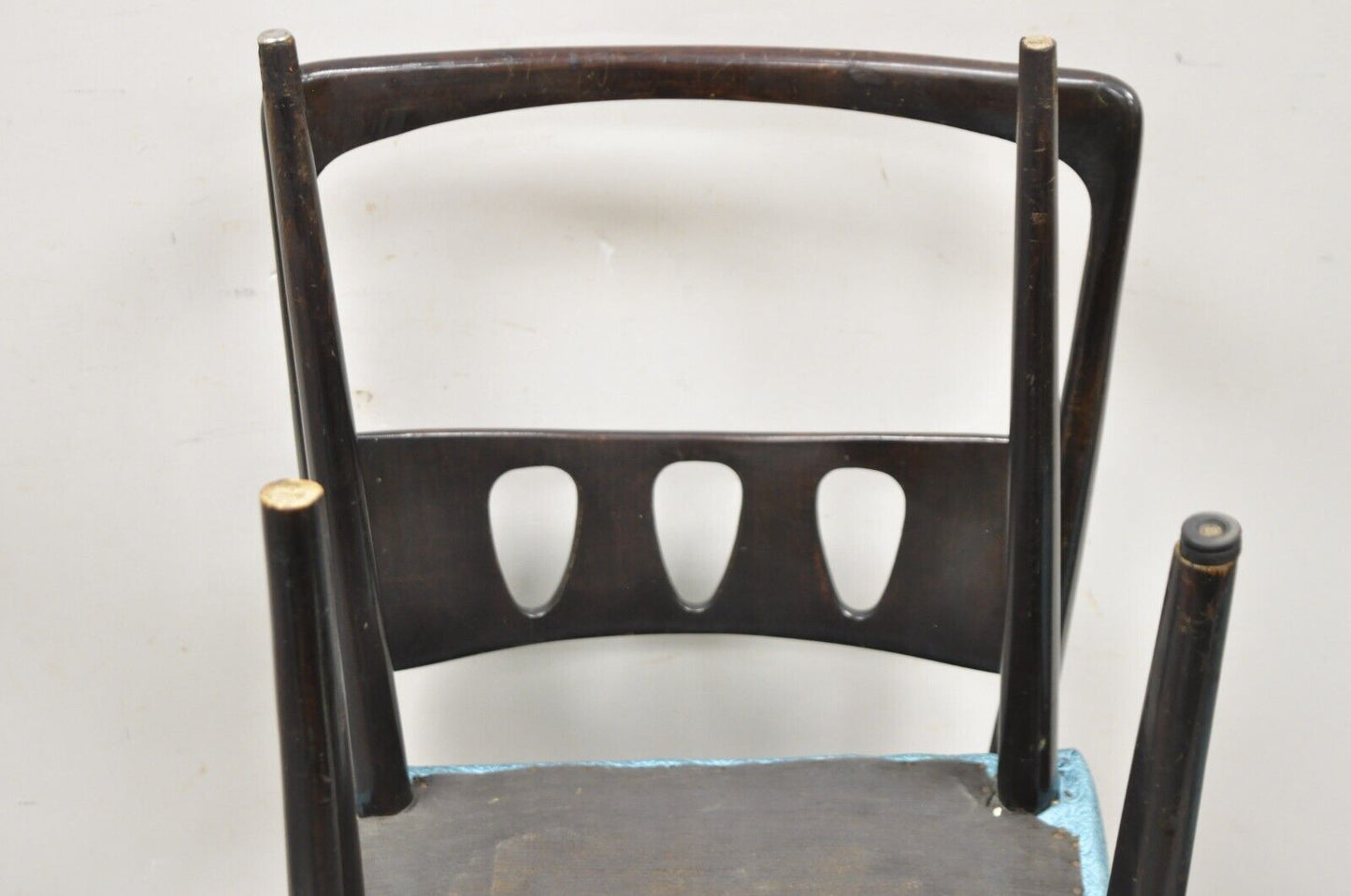 Vintage Italian Mid Century Modern Ico Parisi Style Dining Chairs - Set of 4