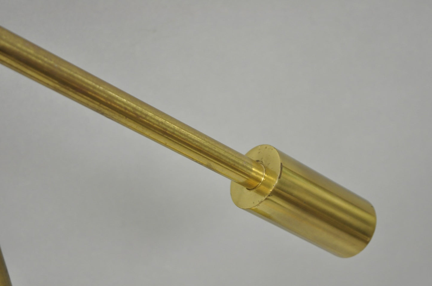Vintage Frederick Cooper Mid Century Modern Brass Pharmacy Task Floor Lamp