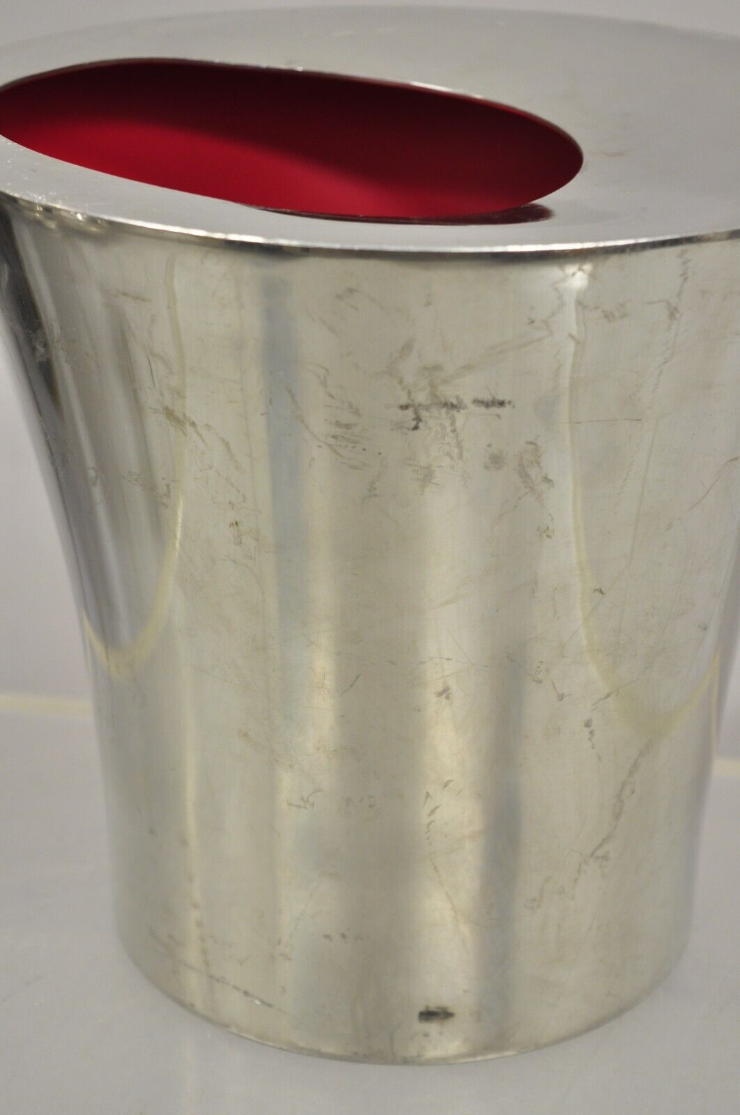 Taittinger Reims French Polished Aluminum Champagne Chiller Ice Bucket by Etain