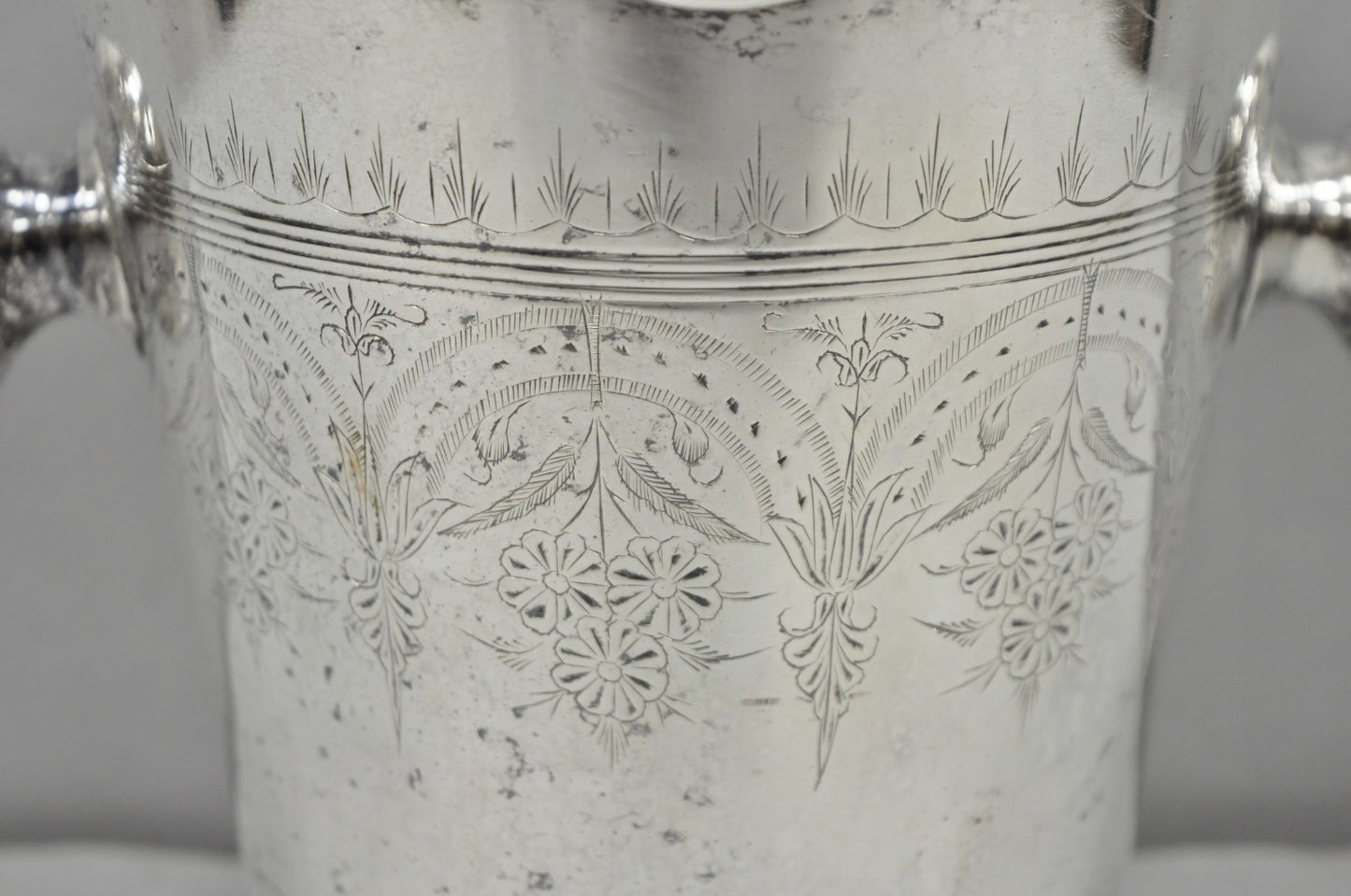 Antique Silver Plated English Regency Style Champagne Chiller Ice Bucket, India