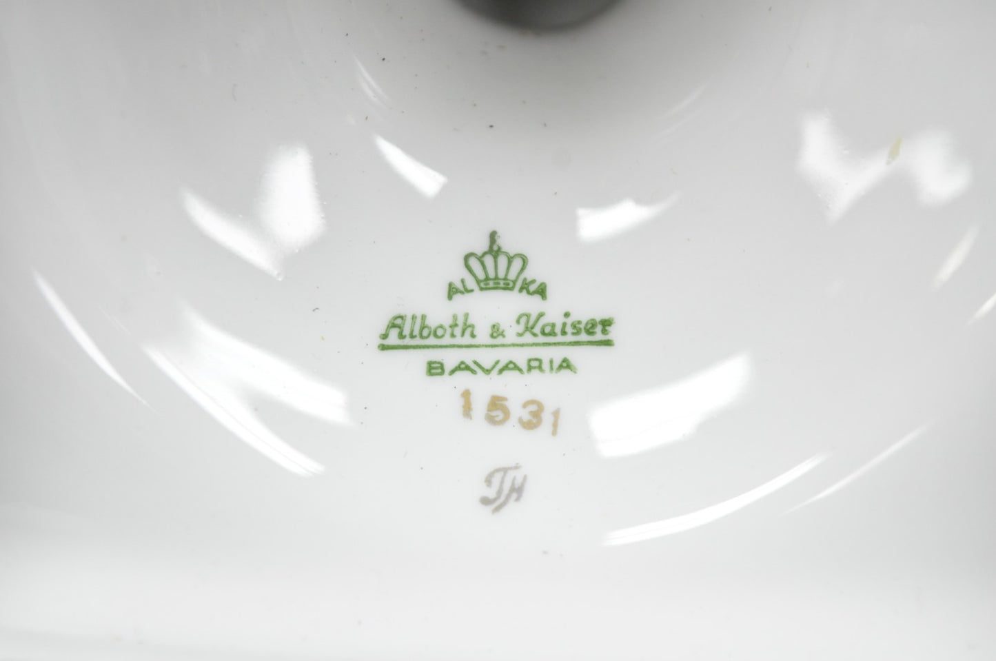 Alka Alboth & Kaiser Painted French Porcelain Pink Rose Trophy Cup Urn Vase Pair
