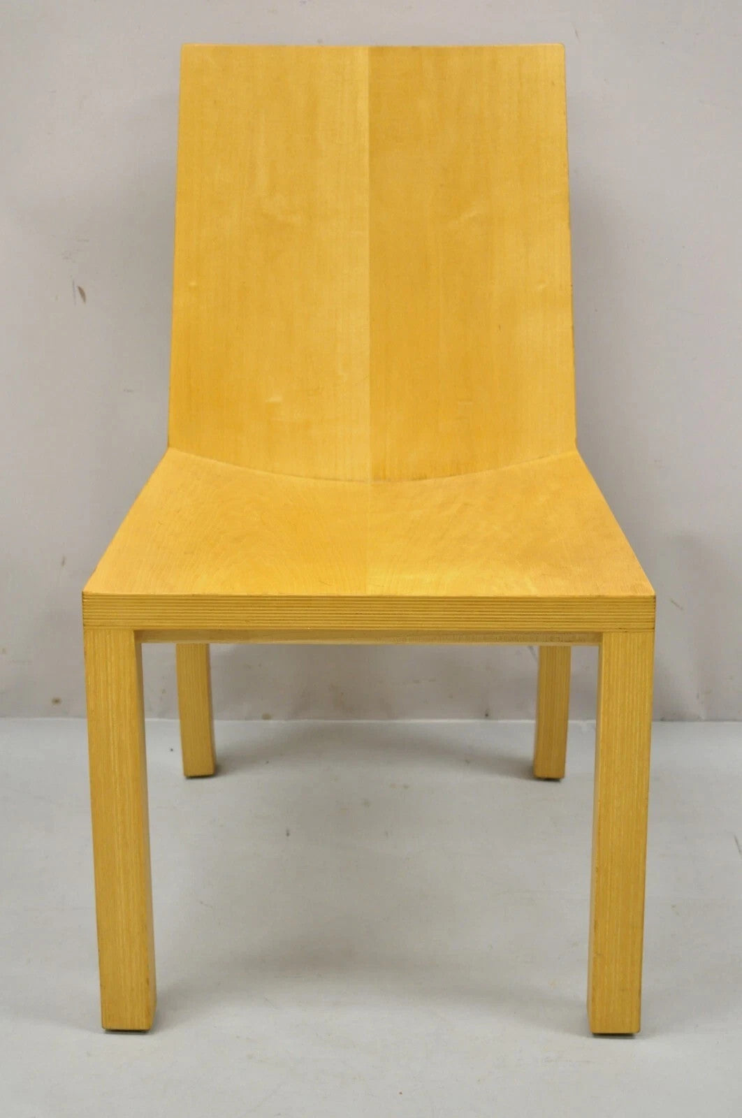 Vintage Postmodern Dakota Jackson Maple "Library" Dining Side Chairs - Set of 4