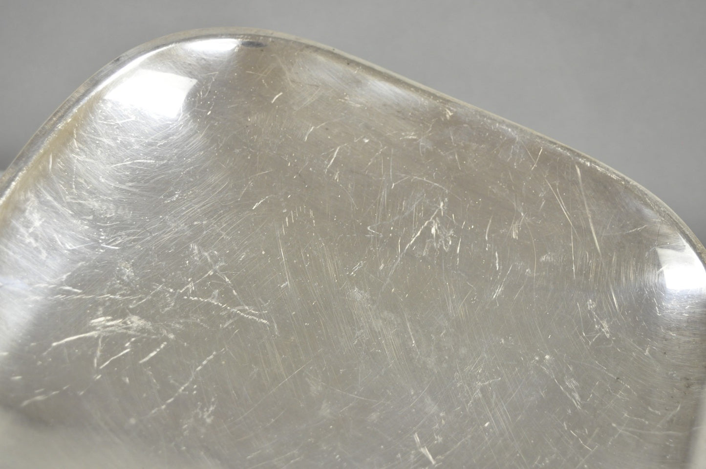 Vintage Mid Century Modern FB Rogers 5812 Silver Plated Footed Trinket Dish