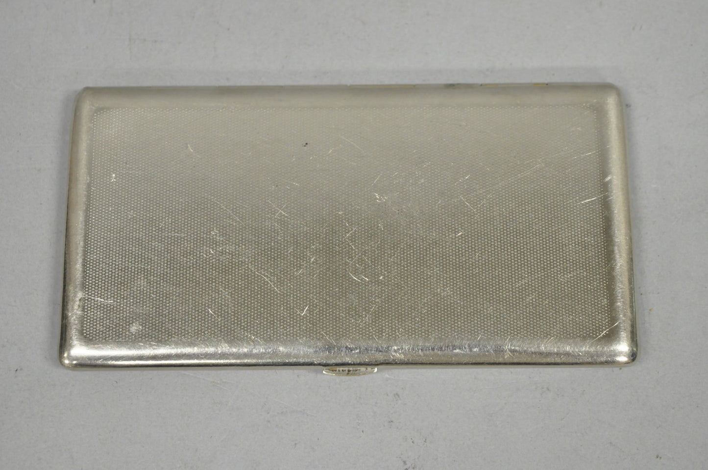 Vintage Art Deco Silver Plated Elegant Cigarette Case Holder Made in England