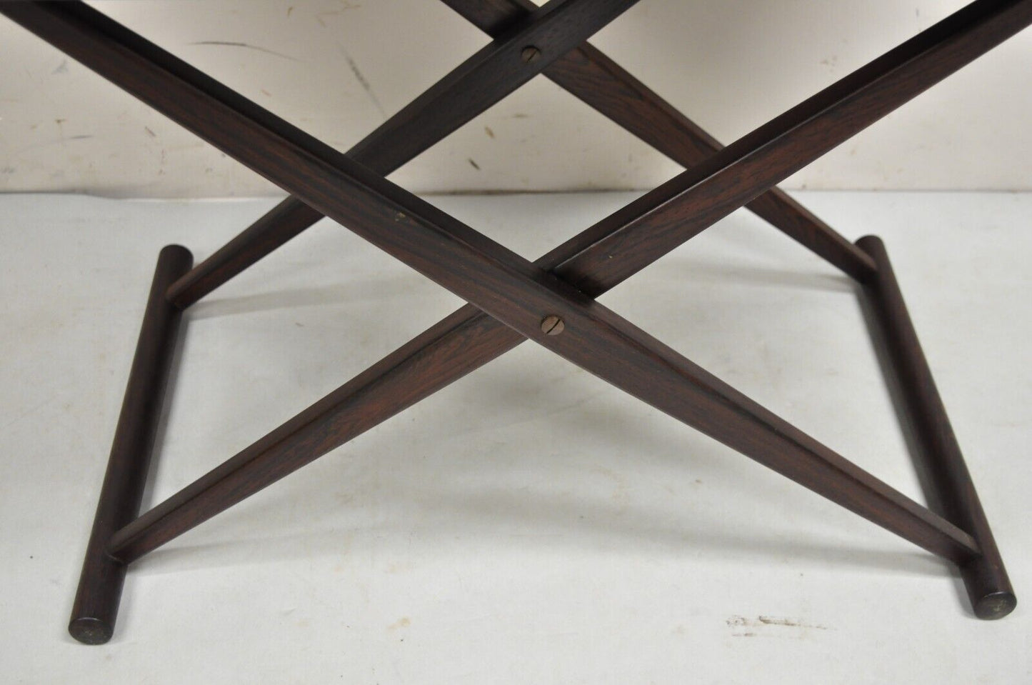 Knud Andersen Mid Century Modern Danish Rosewood Folding Side Table for Aarhus