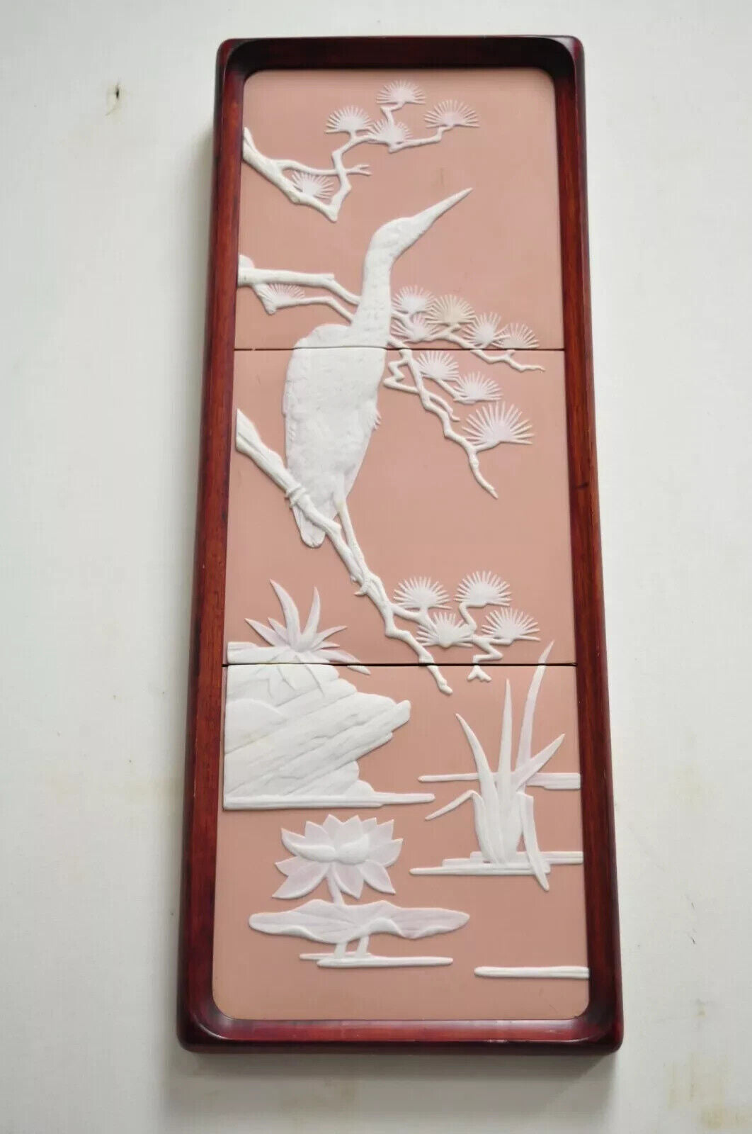 1986 Franklin Mint Parian Tranquil Waters Wall Art Birds by George McMonigle