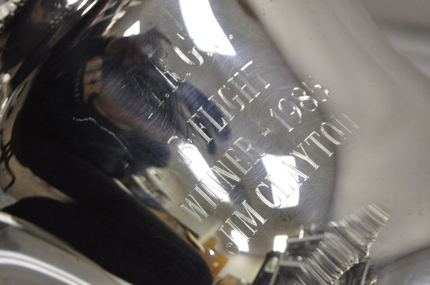 Sheridan Victorian Bulbous Silver Plated Champagne Chiller Ice Bucket Engraved