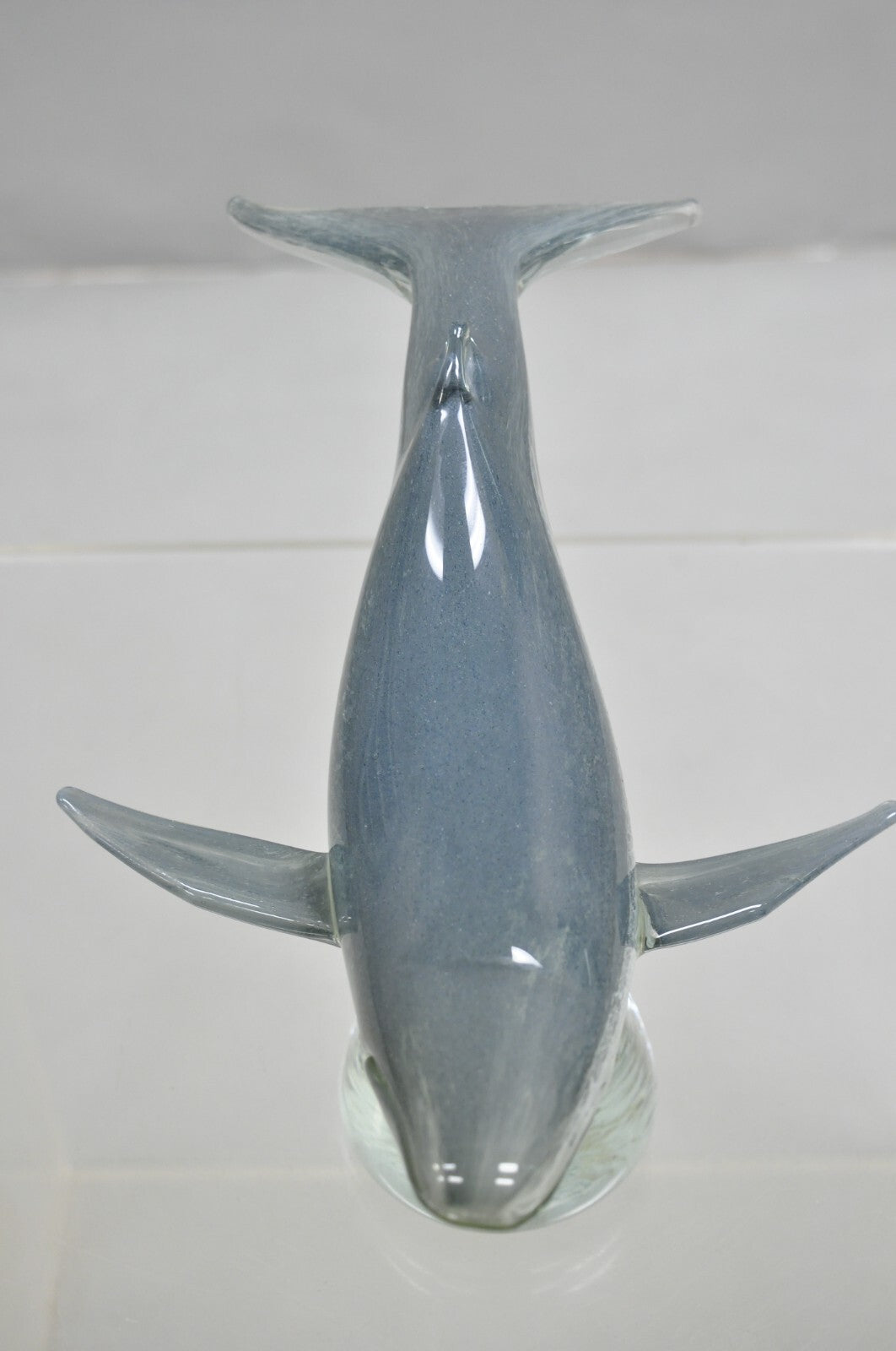 Vinci by Dynasty Glass 12" Modern Humpback Whale Sculpture