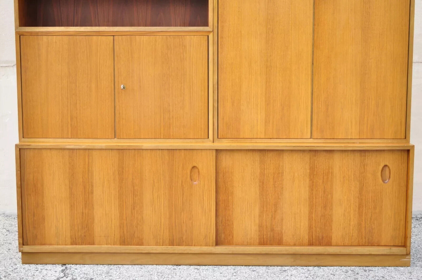 Georg Satink WK Mobel German Teak Wall Unit Credenza Cabinet Danish Modern