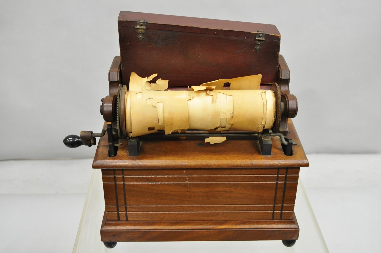 Antique Victorian Clariona Merritt Gally 14 Reed Pipe Organette Small Music Box