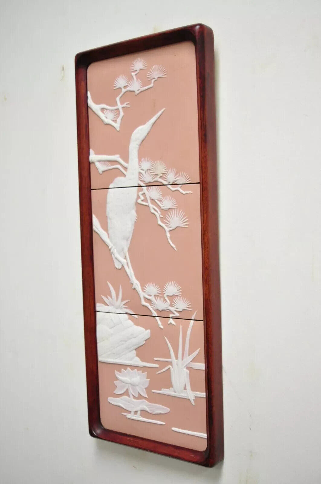 1986 Franklin Mint Parian Tranquil Waters Wall Art Birds by George McMonigle