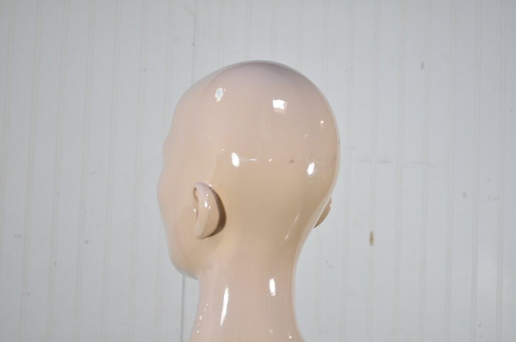 Vintage Female Woman Fiberglass Full Mannequin Dress Form Display on Stand