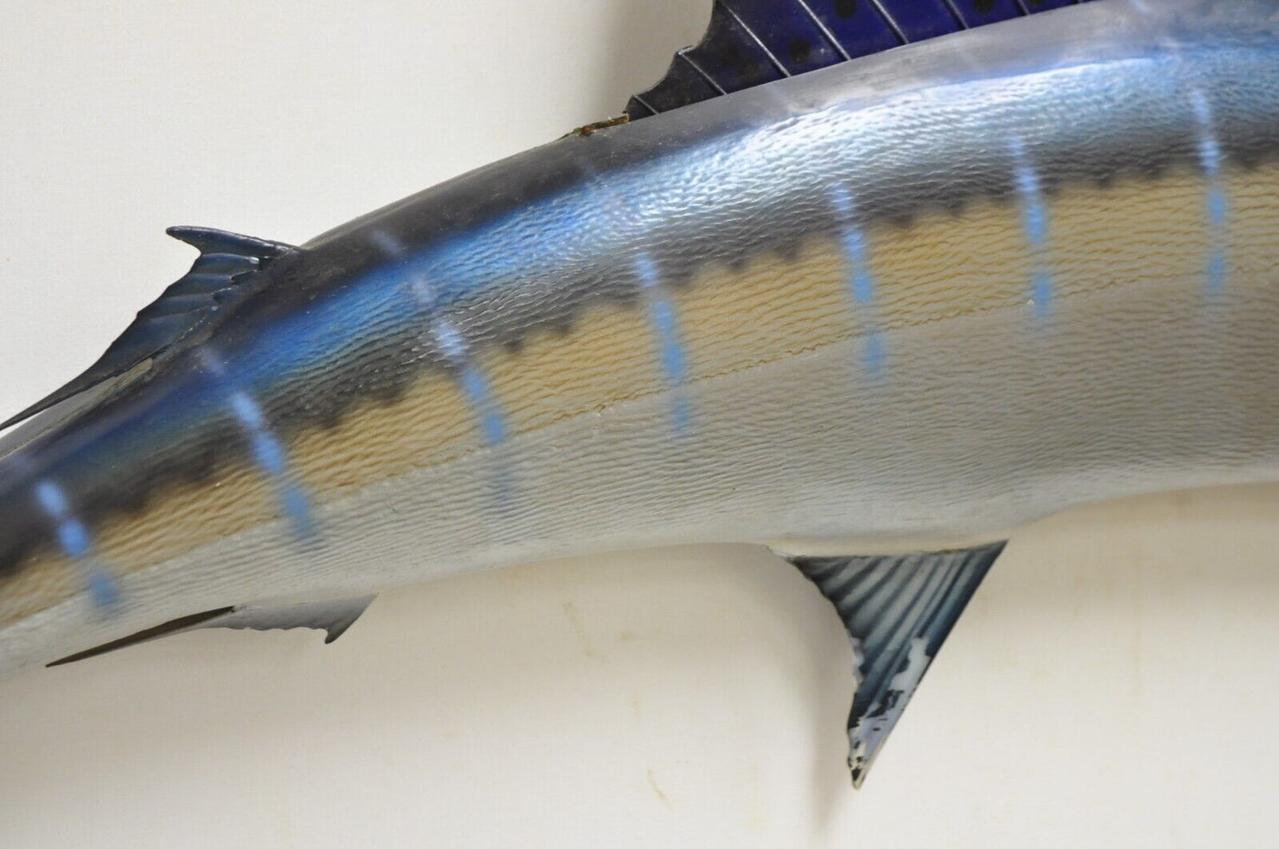 Large Vintage Taxidermy Replica Blue Marlin Sailfish 85" Wall Mount