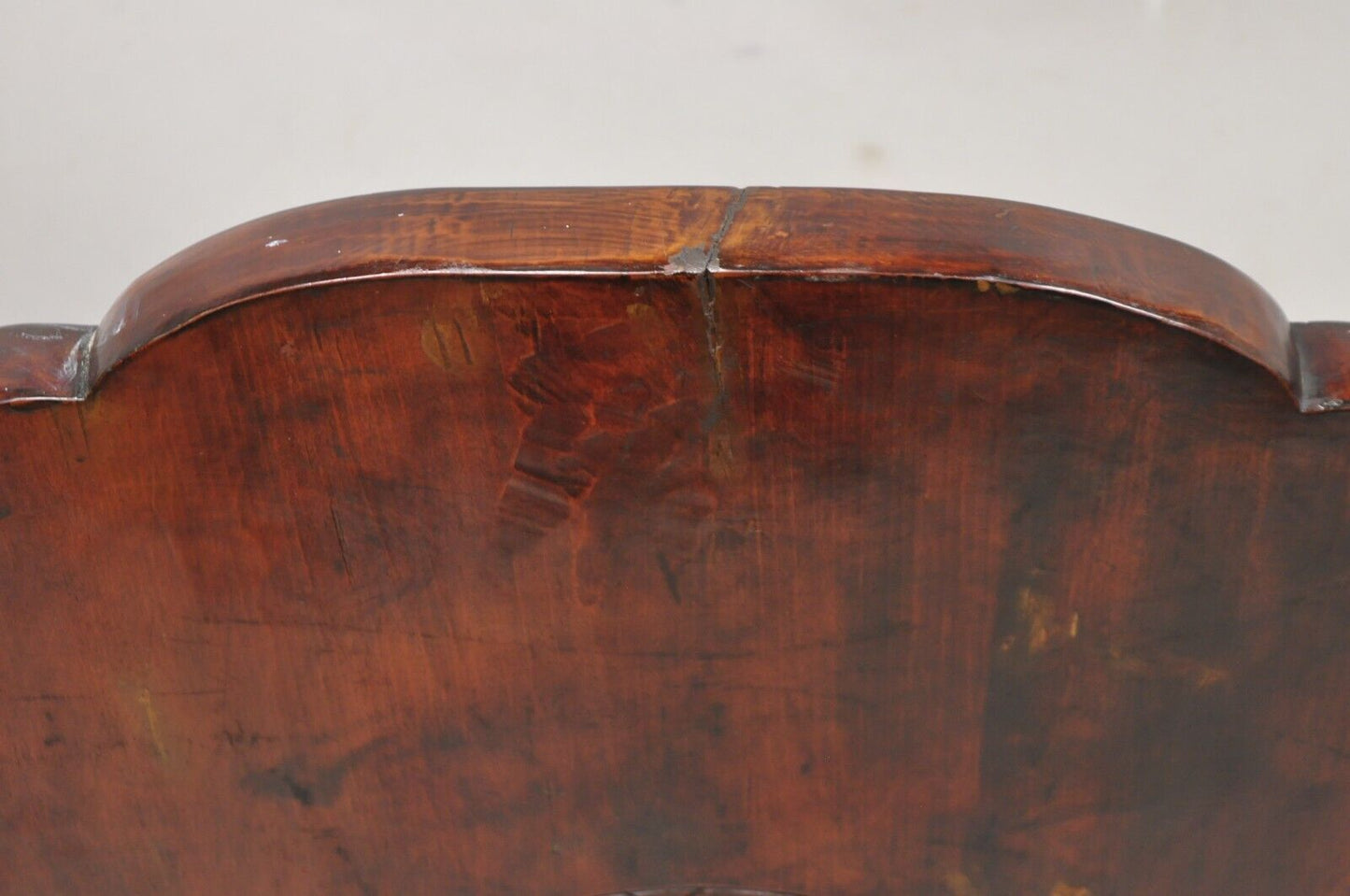 Antique Japanese Export Carved Hardwood Foo Dog Throne Arm Chair