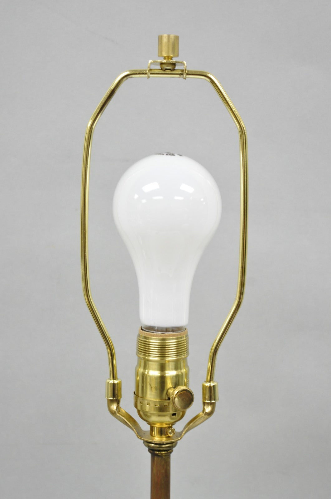 Vintage Barovier & Toso Murano Italy Green Swirl Glass Gold Flecks Table Lamp