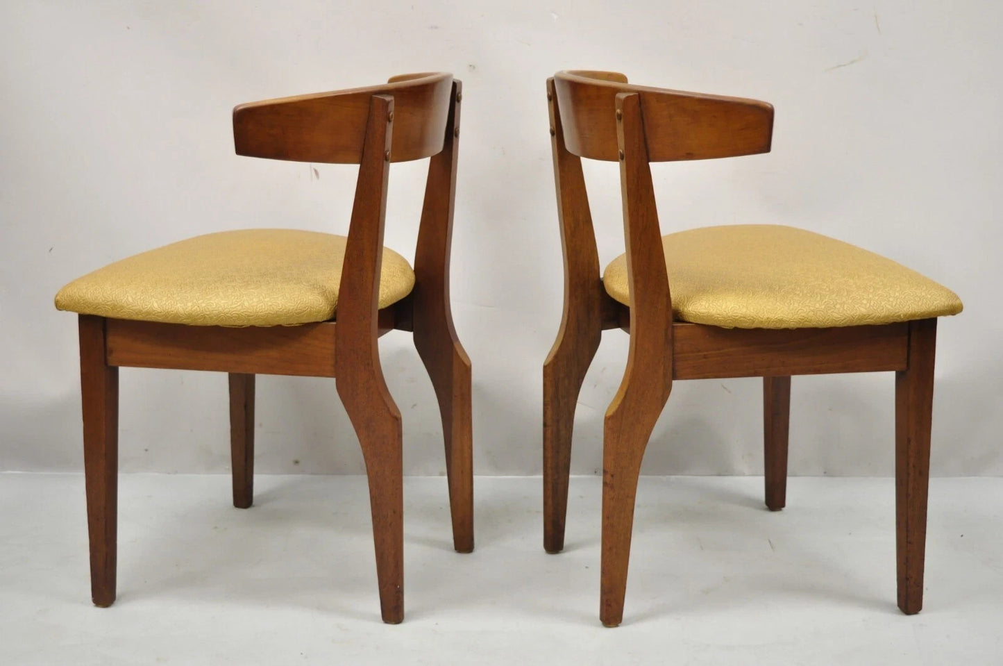 Vintage John Van Koert Drexel "Counterpoint" Cherry Dining Side Chair - a Pair