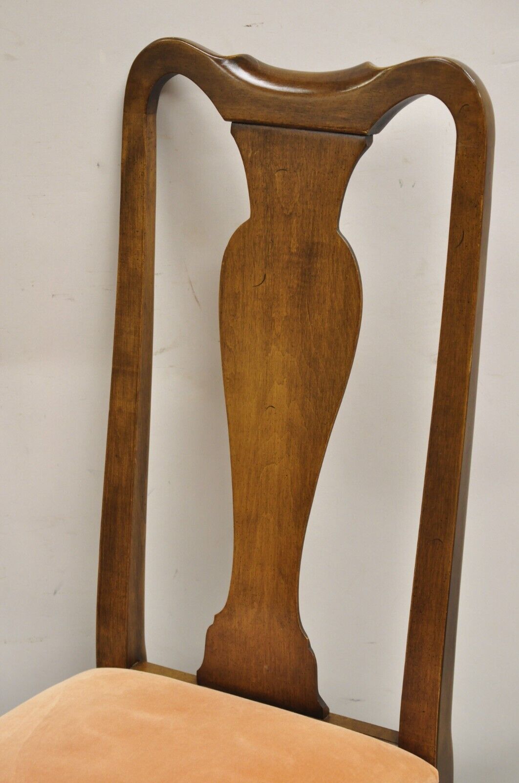 Ethan Allen Classic Manor Maple Stretcher Base Dining Chairs 15-6001 - Set of 6