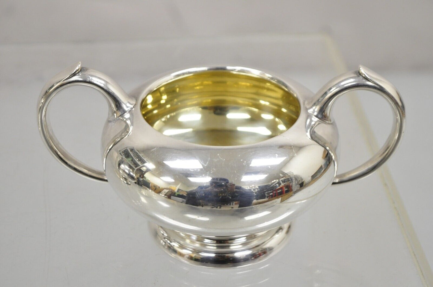 Antique Birks Regency Plate Silver Plated Tea Pot Set - 3 Pc Set