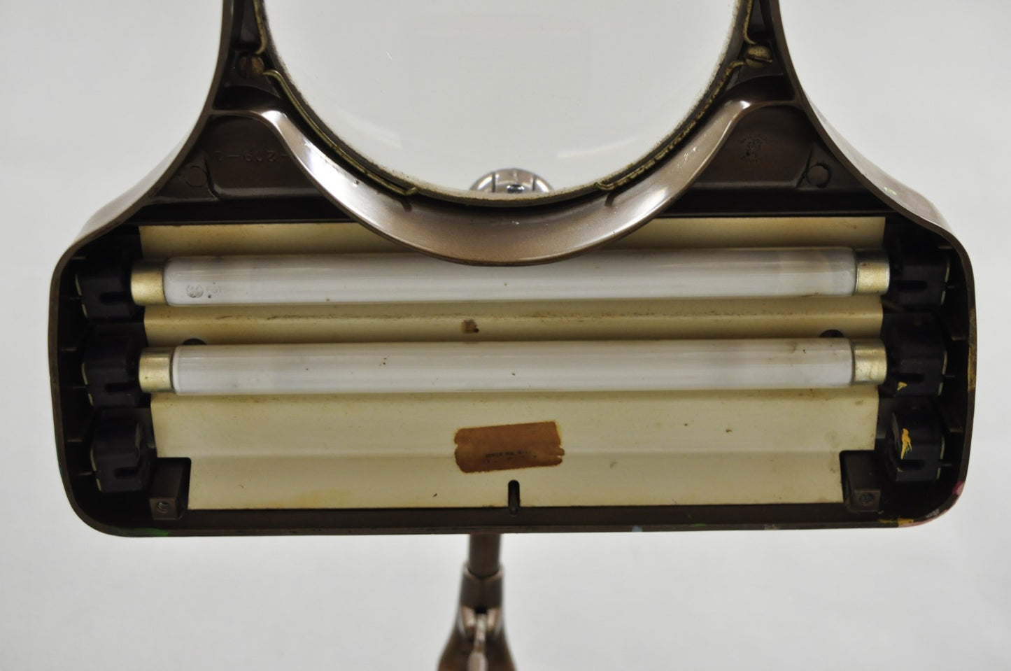 Vintage Dazor Model M-270 Lighted Magnifying Glass Industrial Work Task Lamp