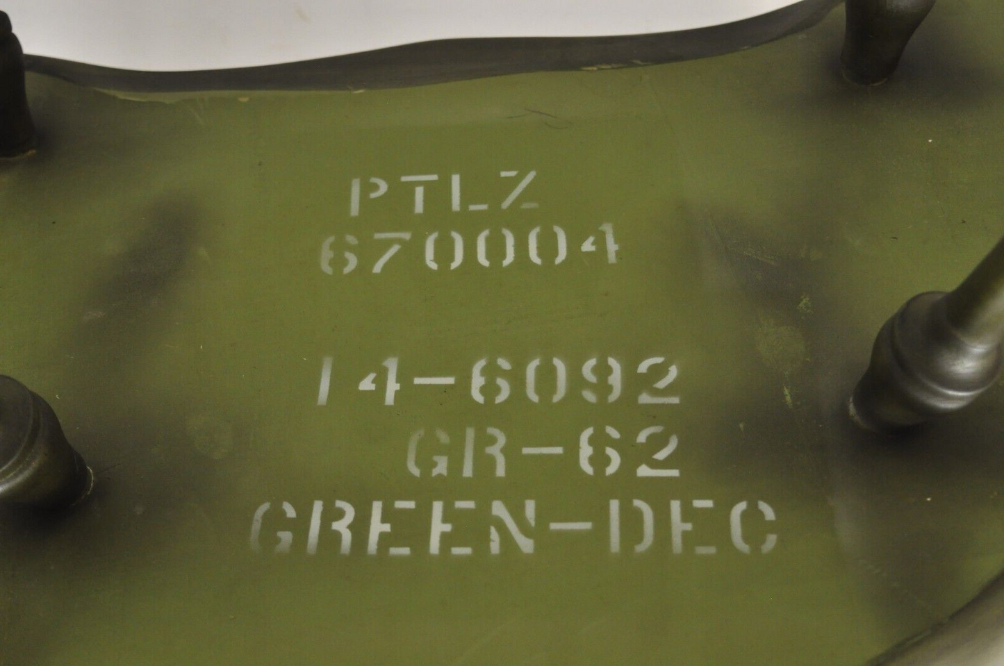 Vintage Ethan Allen Green Chancellor's Chair Stencil Painted Hitchcock Style