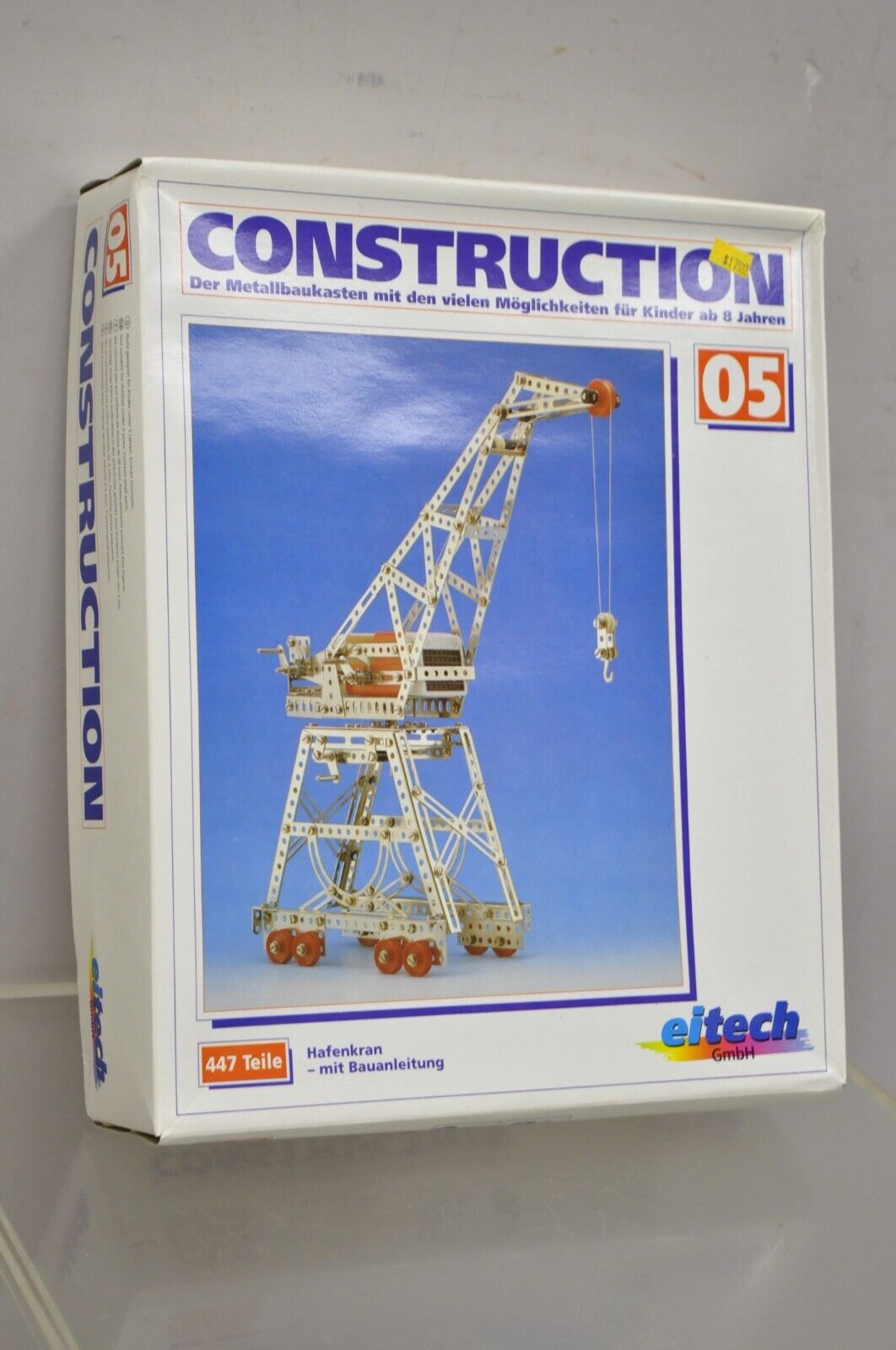 Vintage 1990s Eitech German Construction Model Erector Kit 05 Port Crane NOS