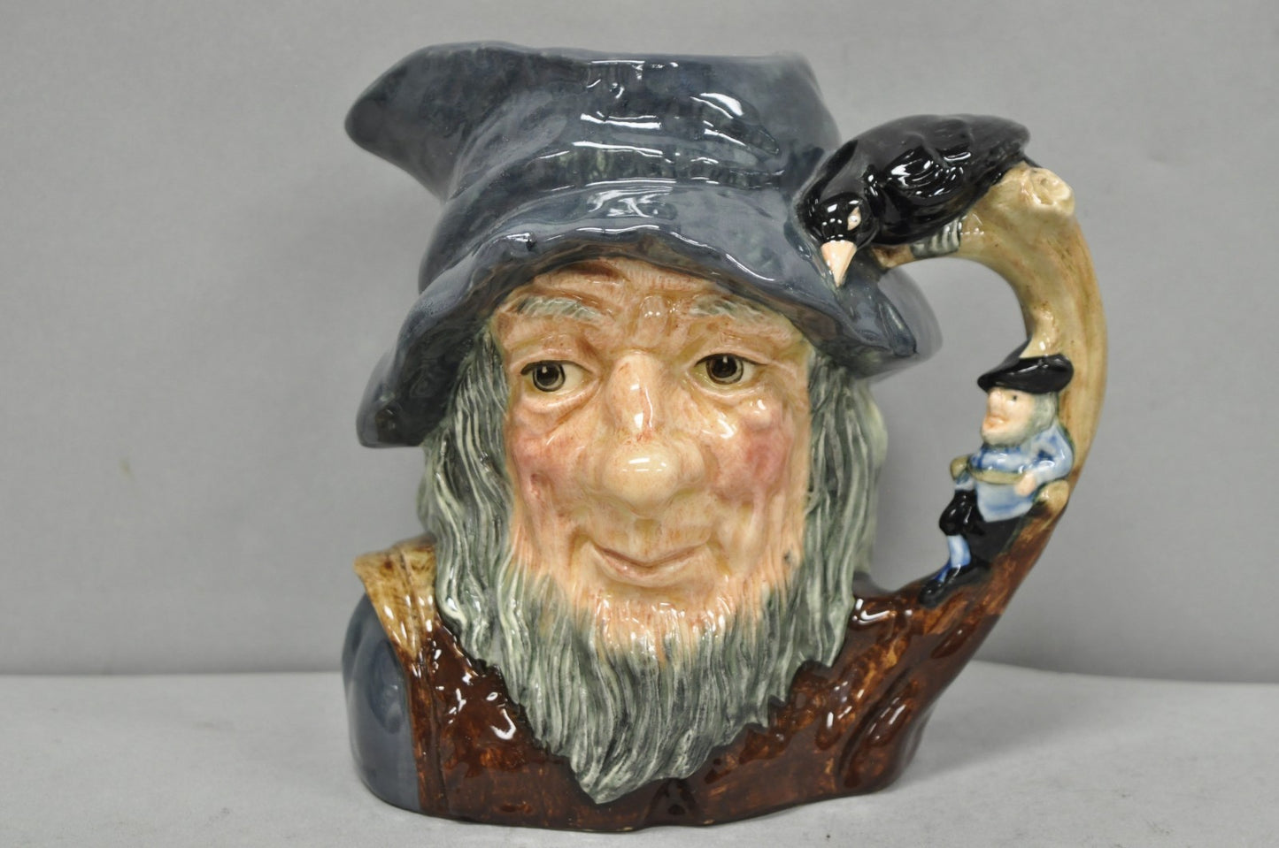 Vintage 1954 Royal Doulton Rip Van Winkle D6438 Porcelain Toby Character Jug Mug