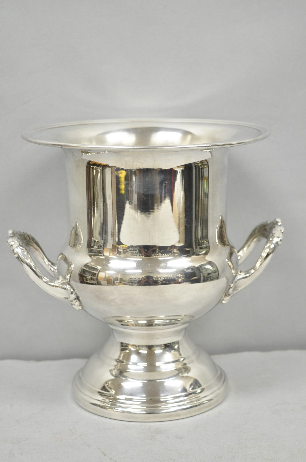Vintage Victorian Silver Plated Trophy Cup Urn Bar Champagne Chiller Ice Bucket