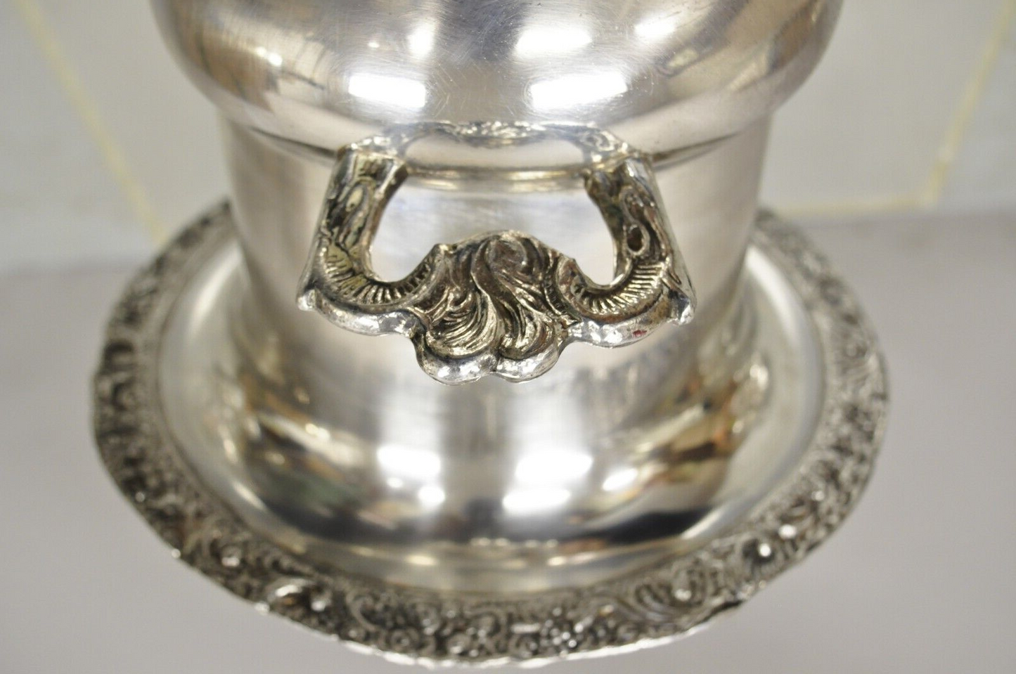 W&S Blackinton Ice Chiller Wine Champagne Bucket Silver Plated Trophy Cup