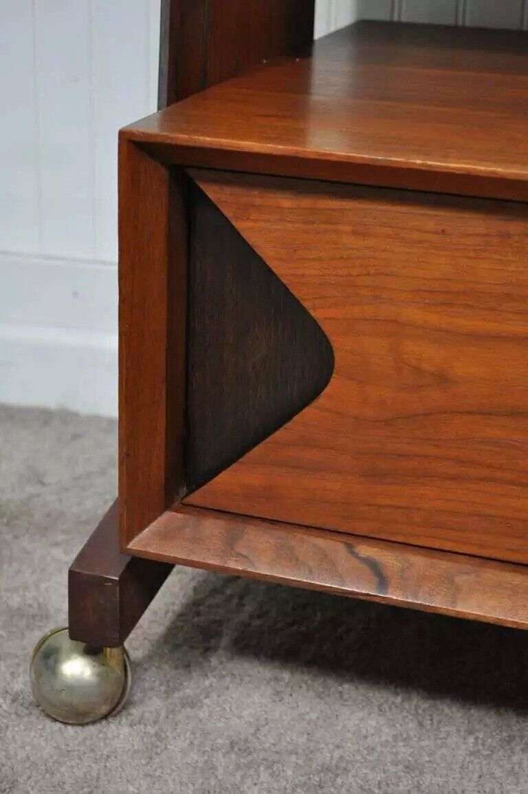 Marc Berge Grosfeld House Mid Century Danish Modern Walnut Full Length Mirror