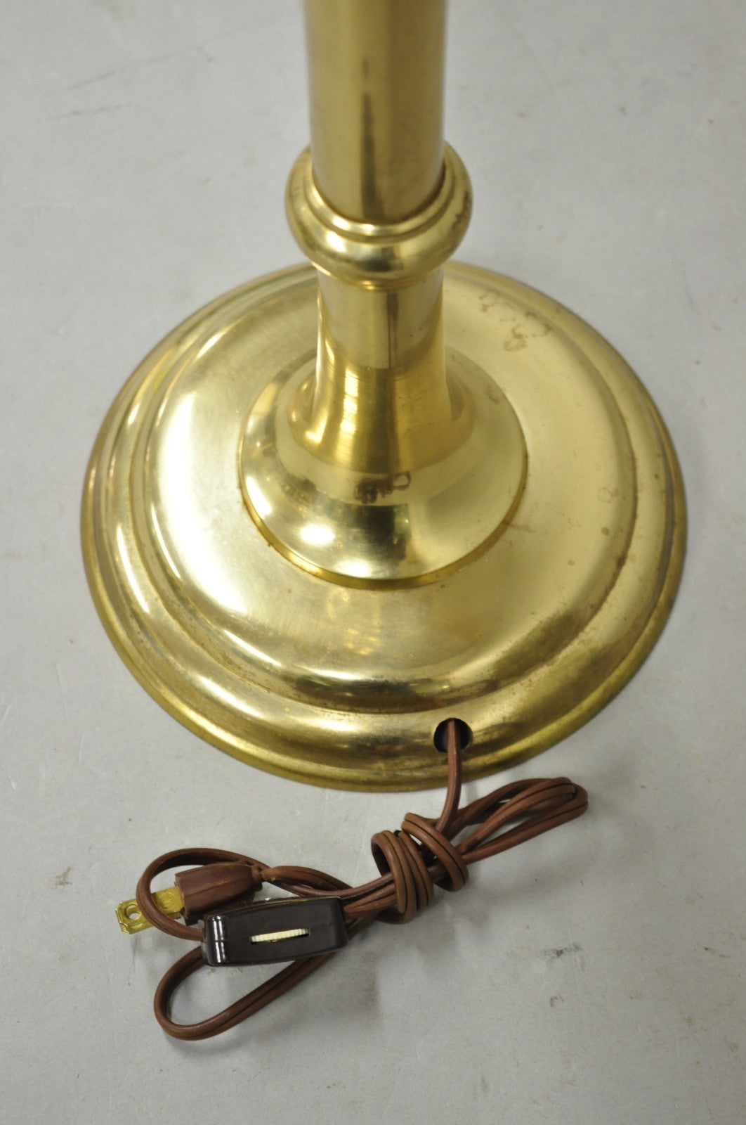 Vintage Brass Fretwork Japanese Lantern Small Chinoiserie Oriental Table Lamp